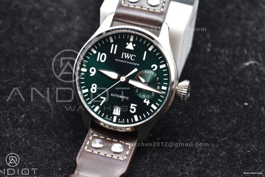 Pilot Strap Leather Big HighQuality A Best 524 ZF Brown Edition Real IW500901 on 0321